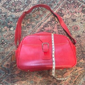 Vintage 60s Coral Weekender Travel Bag Royal Traveler Talon Zipper Retro Luggage